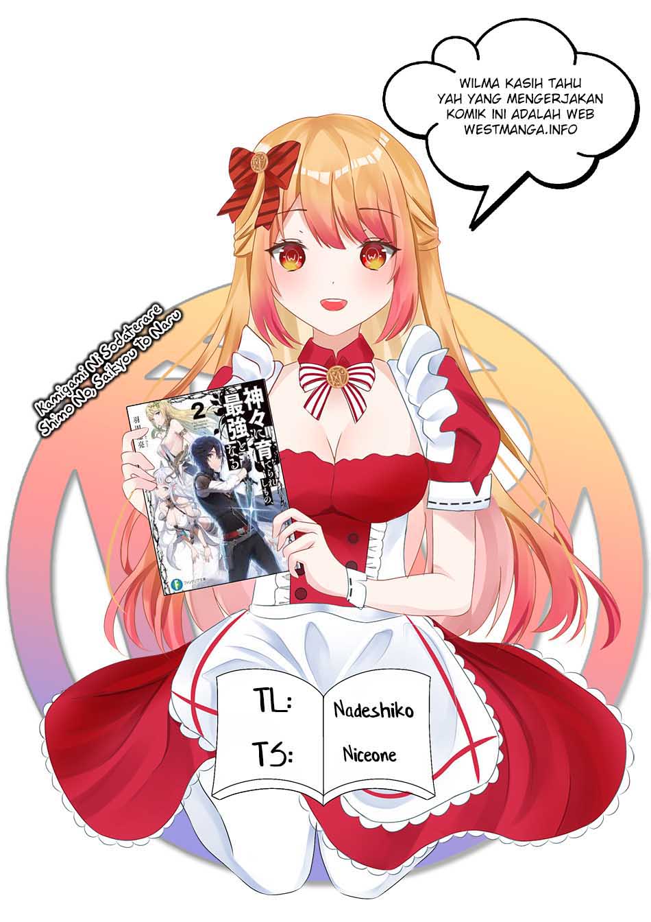 Kamigami ni Sodaterare Shimo no, Saikyou to Naru Chapter 22.2 Bahasa Indonesia